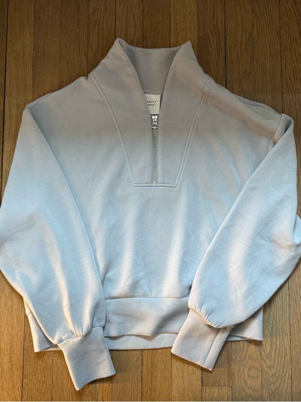 Varley Davidson 1/2 Zip Pullover Mirage Grey